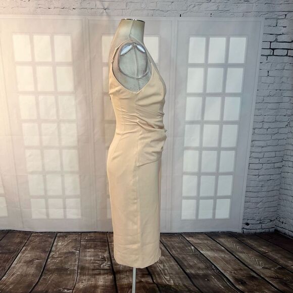 C/MEO collective Enlighten Blush Sleeveless Tie-Front Midi Dress size XS - Picture 9 of 14